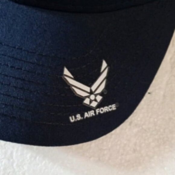 NWOT Unisex USAF U.S. Air Force Hat/Cap Hook N Loop One Size Fits All. Licensed. - Picture 6 of 11